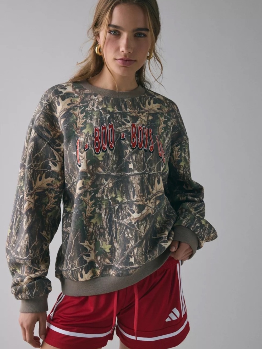 Boys Lie Kara Manhunt Graphic Crewneck Pullover